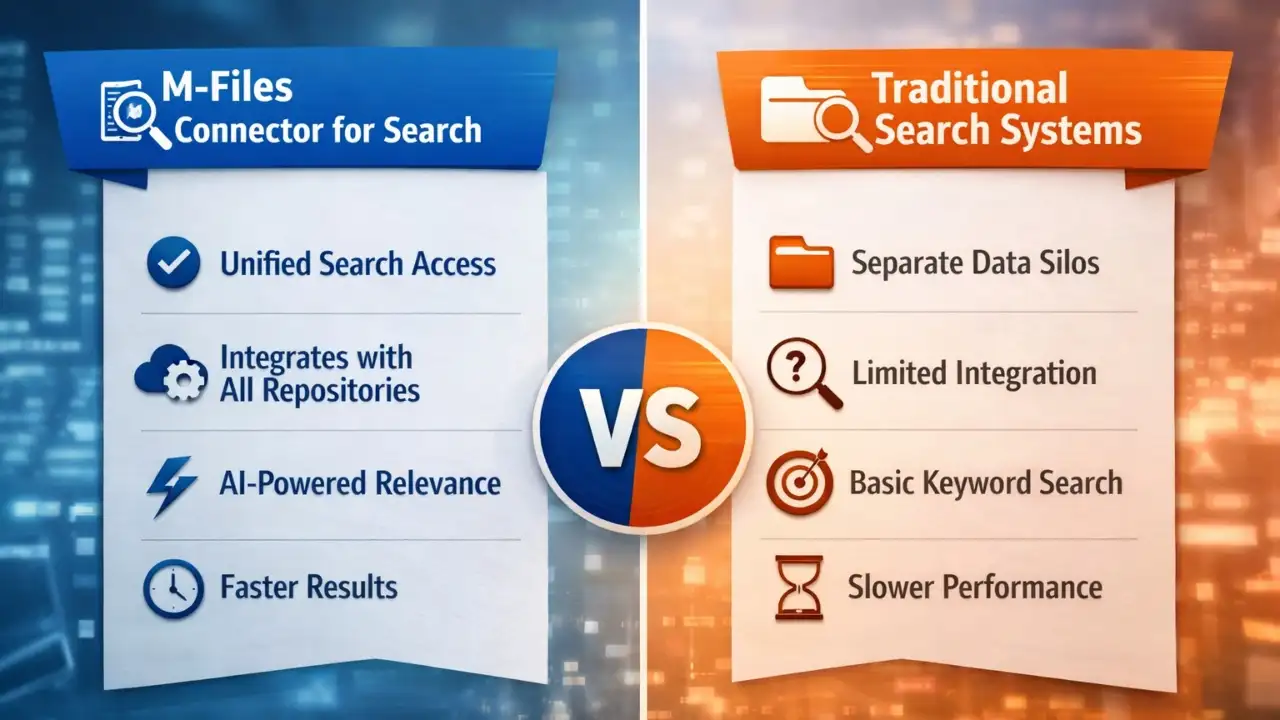 M Files Connector for Search vs Traditional Search Systems_ A Comparison of Decision Factors